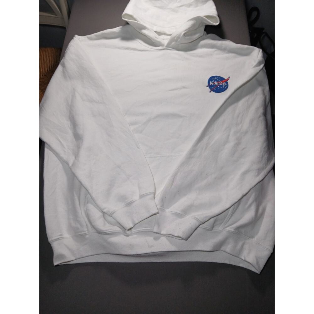 Nasa Distressed Hoodie Men's Size XL